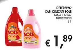 Coal Detersivo capi delicati sole lana e seta/ tutticolori offerta