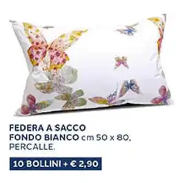 Coal Federa a sacco fondo bianco percalle offerta