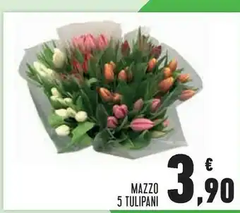 Conad Mazzo 5 tulipani offerta