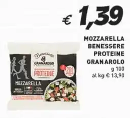 Coal Mozzarella benessere proteine GRANAROLO offerta