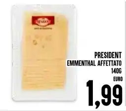 Al Discount President emmenthal affettato offerta