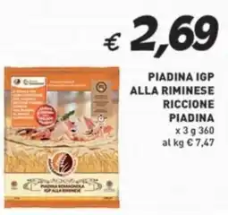 Coal Piadina igp alla riminese riccione piadina offerta
