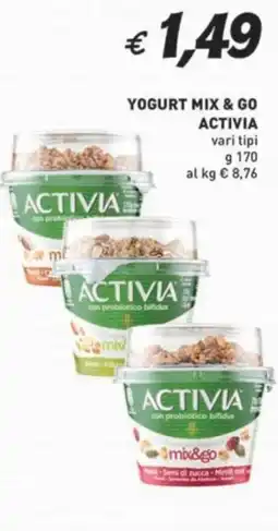 Coal Yogurt mix & go ACTIVIA offerta