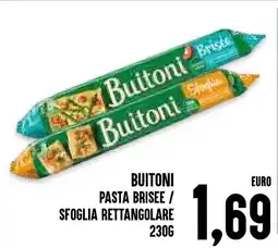 Al Discount Buitoni pasta brisee/ sfoglia rettangolare offerta