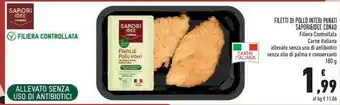 Conad Conad sapori idee filetti di pollo interi panati offerta