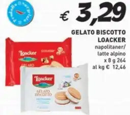 Coal Gelato biscotto loacker napolitaner/ latte alpino offerta