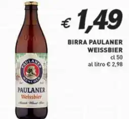 Coal Birra paulaner weissbier offerta