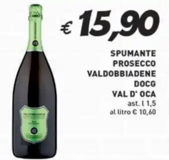Spumante prosecco valdobbiadene docg val d' oca