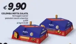 Coal Colomba motta salata formaggio e pere/ pomodori secchi e basilico offerta