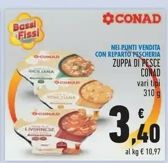 Conad Conad zuppa di pesce offerta