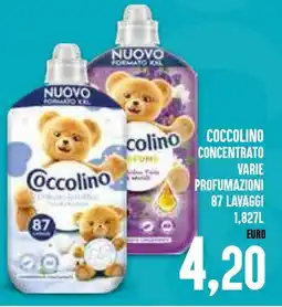 Al Discount Coccolino concentrato varie profumazioni offerta