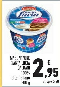 Conad Mascarpone santa lucia offerta