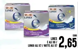 Al Discount Lines è ali x8 / lungo ali x7 / notte ali x7 offerta