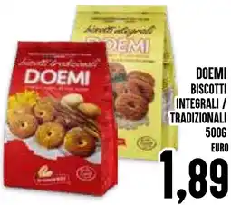 Al Discount Doemi biscotti integrali / tradizionali offerta