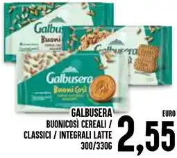 Al Discount Galbusera buonicosì cereali / classici / integrali latte offerta