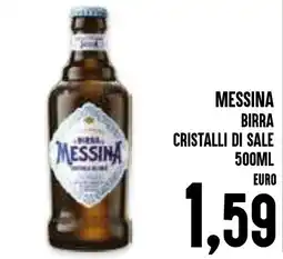 Al Discount Messina birra cristalli di sale offerta