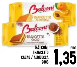 Al Discount Balconi trancetto cacao/albicocca offerta