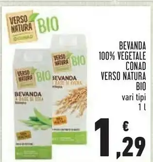 Conad Conad bevanda 100% vegetale offerta