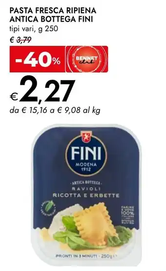Bennet Pasta fresca ripiena antica bottega FINI offerta