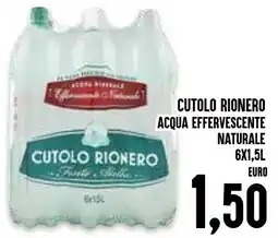 Al Discount Cutolo rionero acqua effervescente naturale offerta