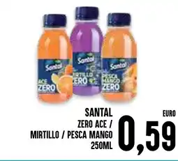 Al Discount Santal zero ace / mirtillo / pesca mango offerta
