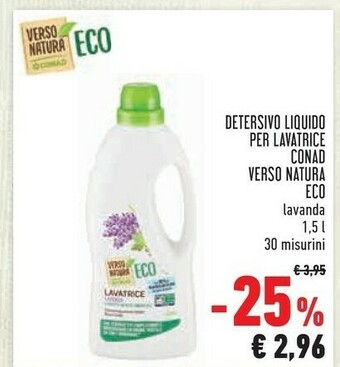 Conad Conad detersivo liquido per lavatrice verso natura eco offerta