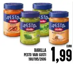 Al Discount Barilla pesto offerta