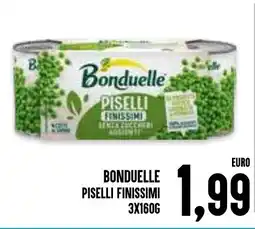 Al Discount Bonduelle piselli finissimi offerta