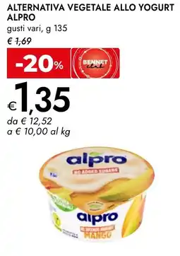 Bennet Alternativa vegetale allo yogurt ALPRO offerta