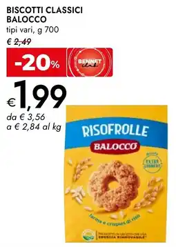Bennet Biscotti classici BALOCCO offerta