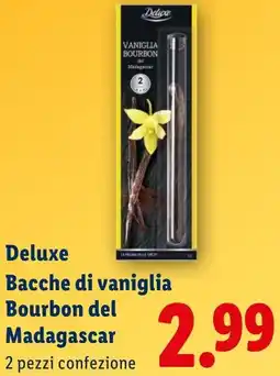 Lidl Deluxe Bacche di vaniglia Bourbon del Madagascar offerta