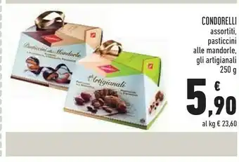 Conad Assortiti, pasticcini alle mandorle, offerta