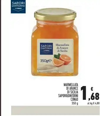 Conad Conad - marmellata di arance di sicilia sapori & dintorni 350 g(ml) offerta