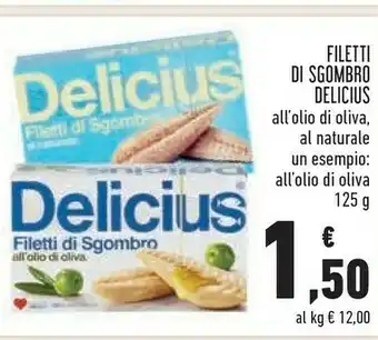 Conad Filetti di sgombro all'olio di oliva offerta