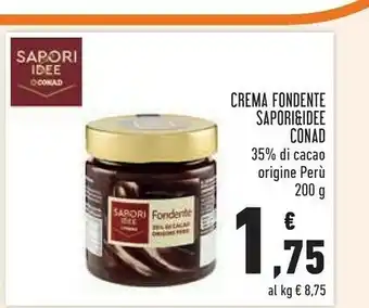 Conad Conad crema fondente sapori&idee offerta