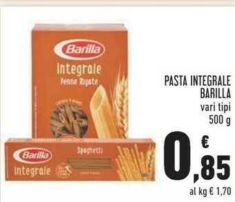 Conad Integrale penne rigate 500 g(ml) offerta