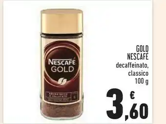 Conad Gold decaffeinato, classico offerta