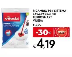 Bennet Ricambio per sistema lava-pavimenti turbosmart VILEDA offerta