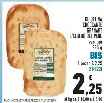 Conad Superstore L'albero del pane ghiottina croccante granart offerta