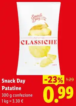 Lidl Snack Day Patatine offerta