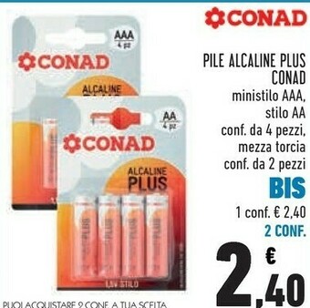 Pile alcaline plus
