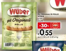 Bennet Gli originali di pollo WÜBER offerta