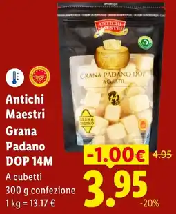 Lidl Antichi Maestri Grana Padano DOP 14M offerta