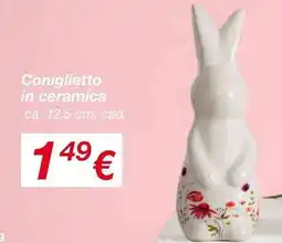 KiK Coniglietto in ceramica offerta