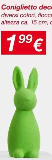 KiK Coniglietto decorativo offerta
