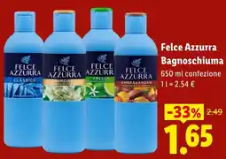 Lidl Felce Azzurra Bagnoschiuma offerta