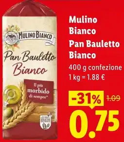 Lidl Mulino Bianco Pan Bauletto Bianco offerta