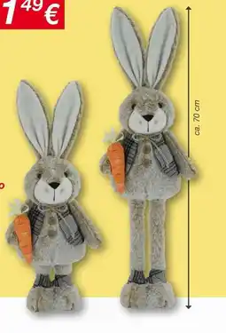 KiK Coniglietto telescopio con gambe allungabili offerta