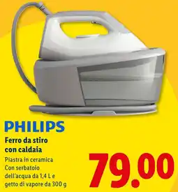 Lidl PHILIPS Ferro da stiro con caldaia offerta