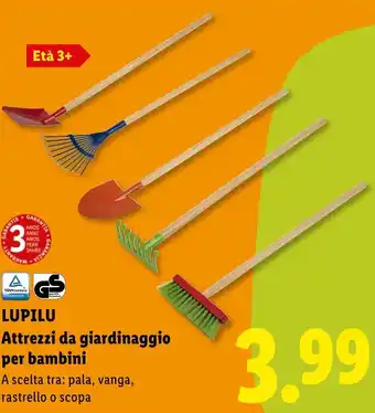 LUPILU Attrezzi da giardinaggio per bambini